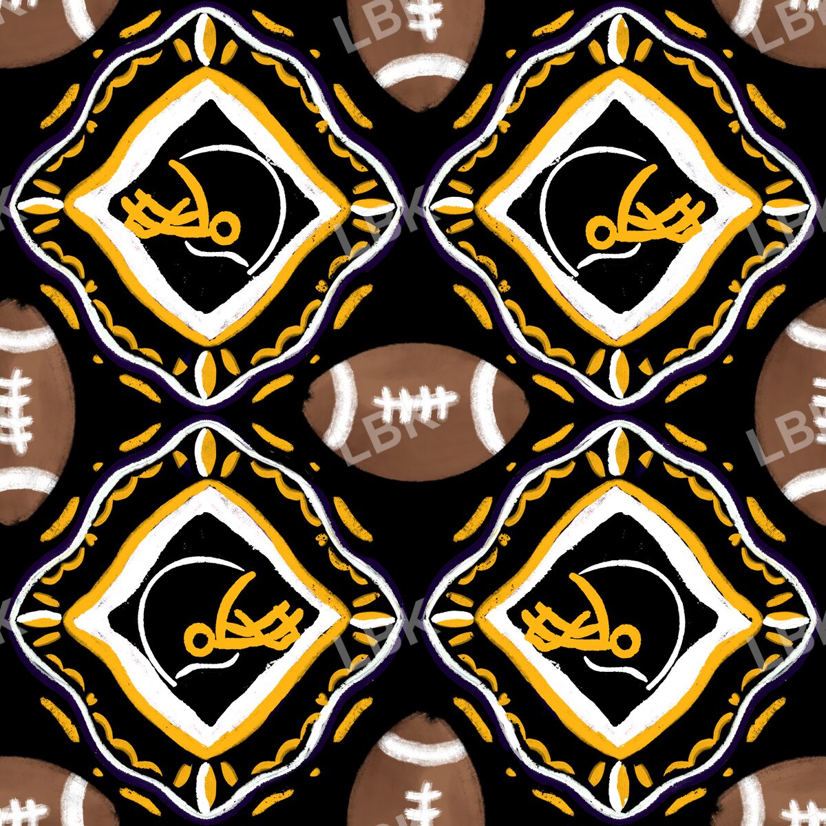 Pittsburgh team football tiles black