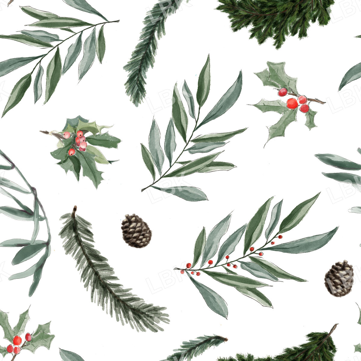 Mistletoe and Eucalyptus