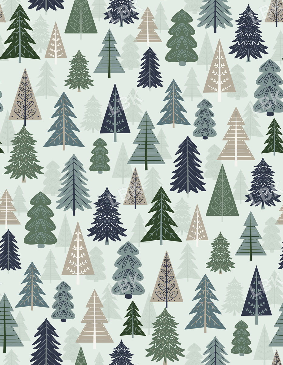 Winter Fox Forest Mint
