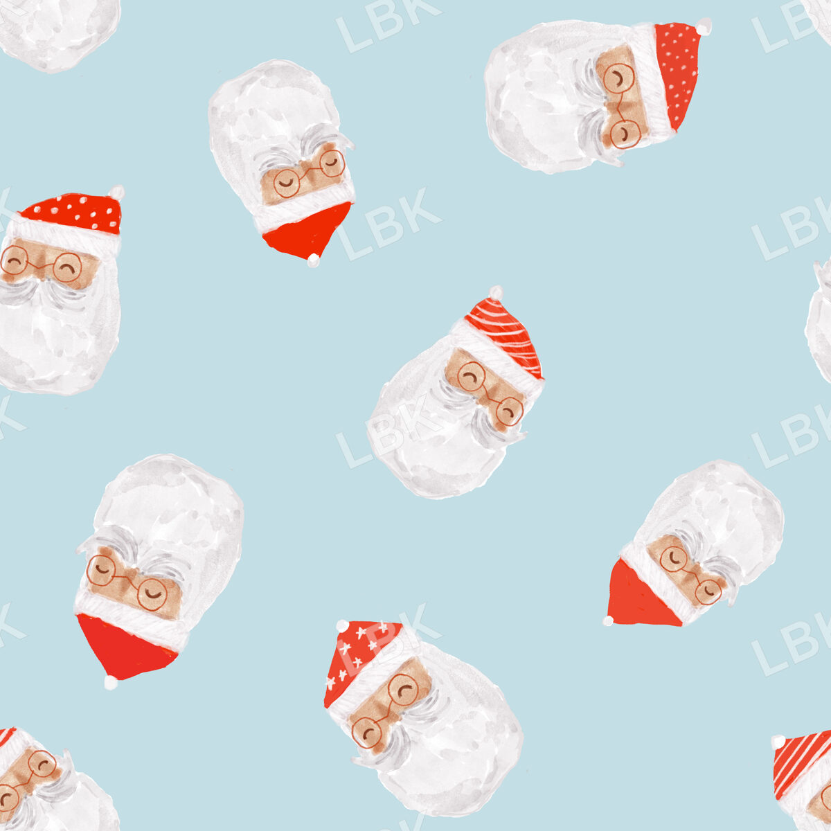 Jolly Santa-Snow