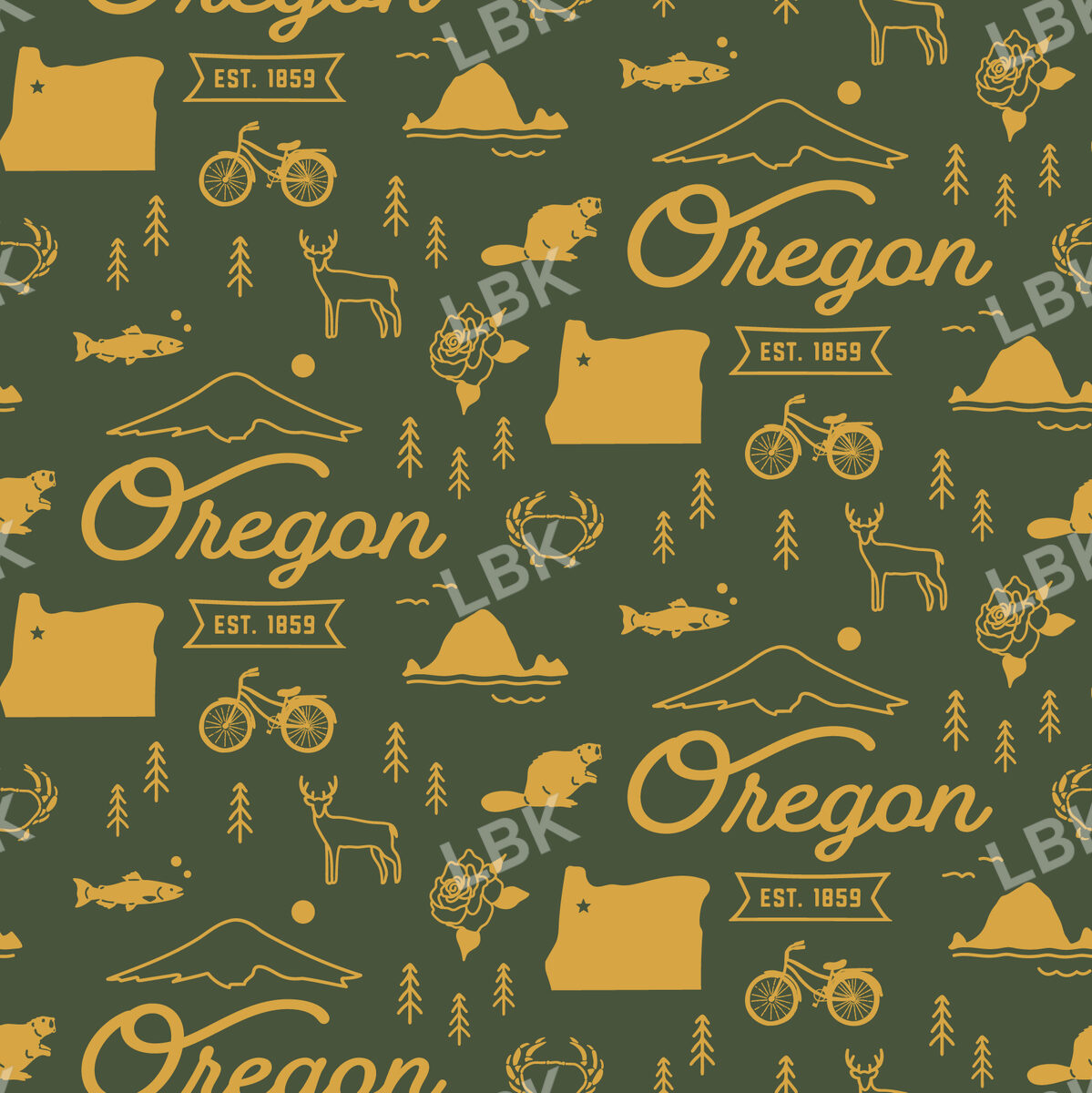 Oregon-green yellow