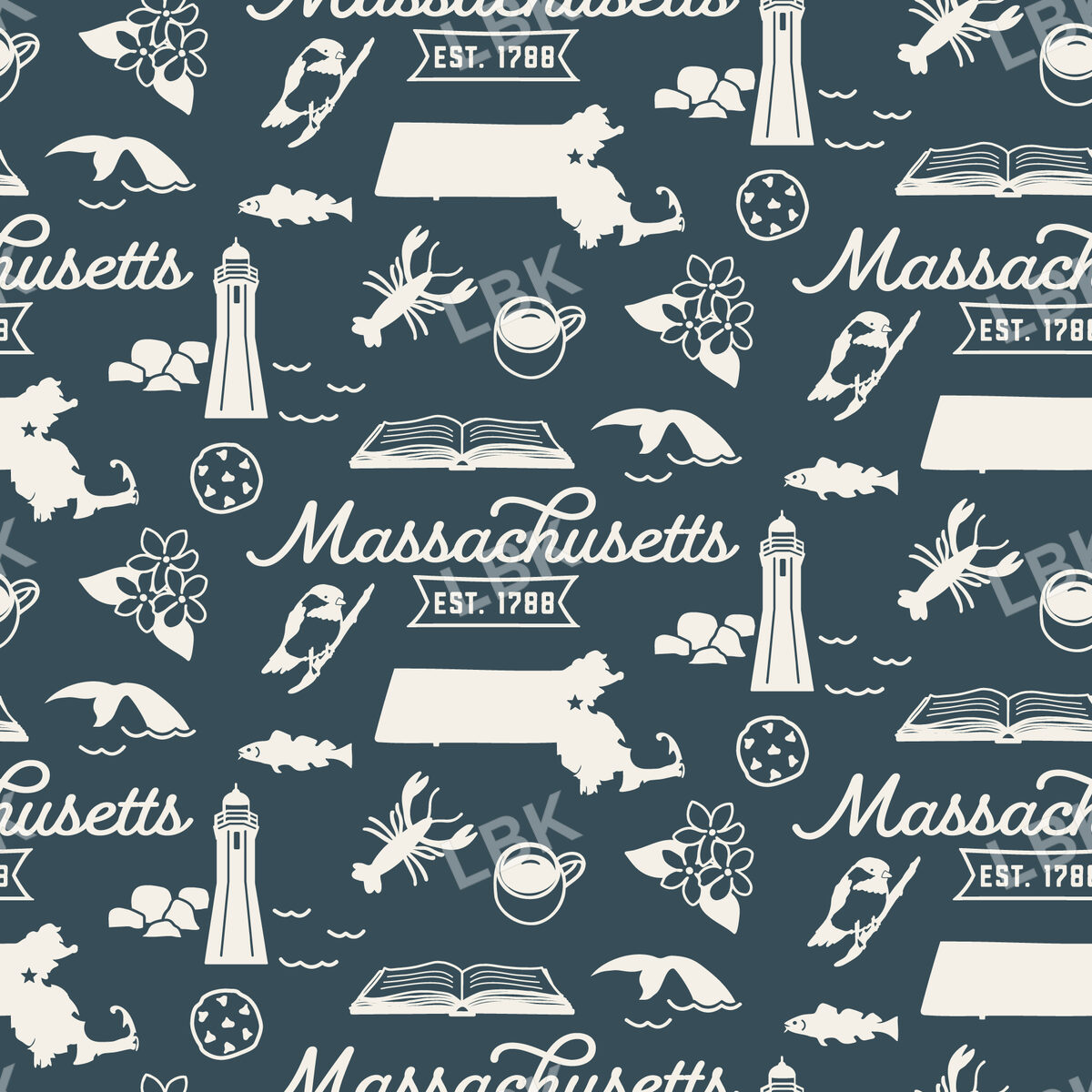 Massachusetts-navy blue