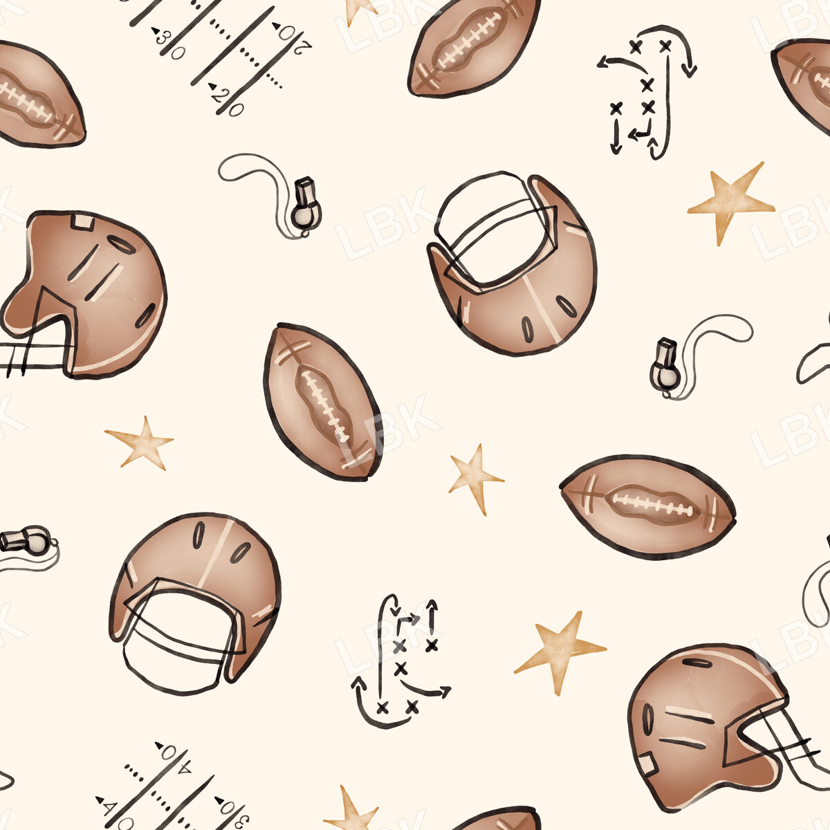 Football - Light Cream