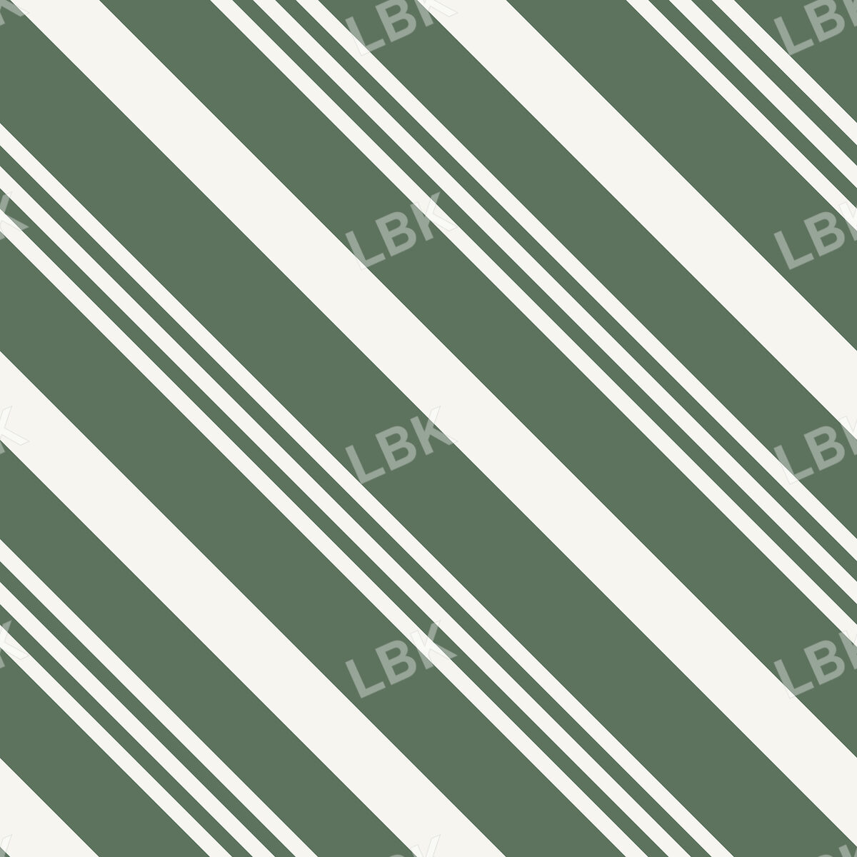 Classic Christmas Candy Cane Stripe Green