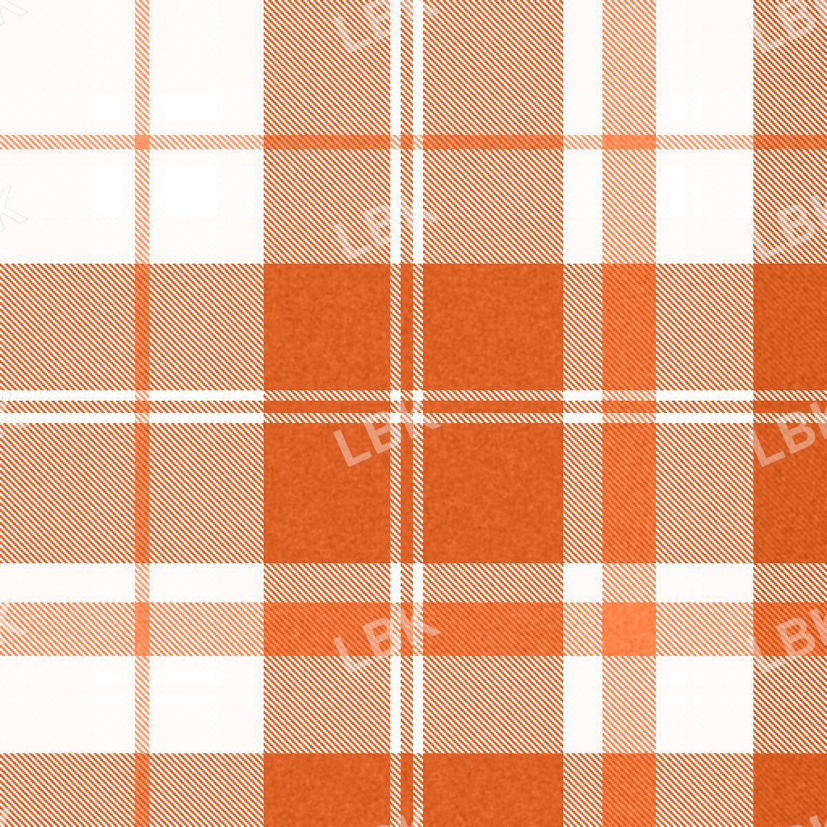 Pumpkin orange plaid