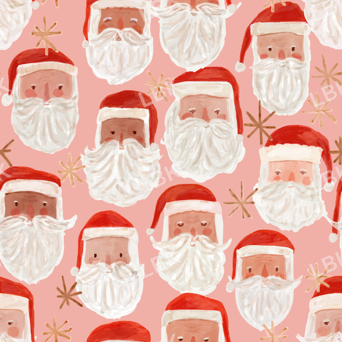 Merry Faces-Rose Pink