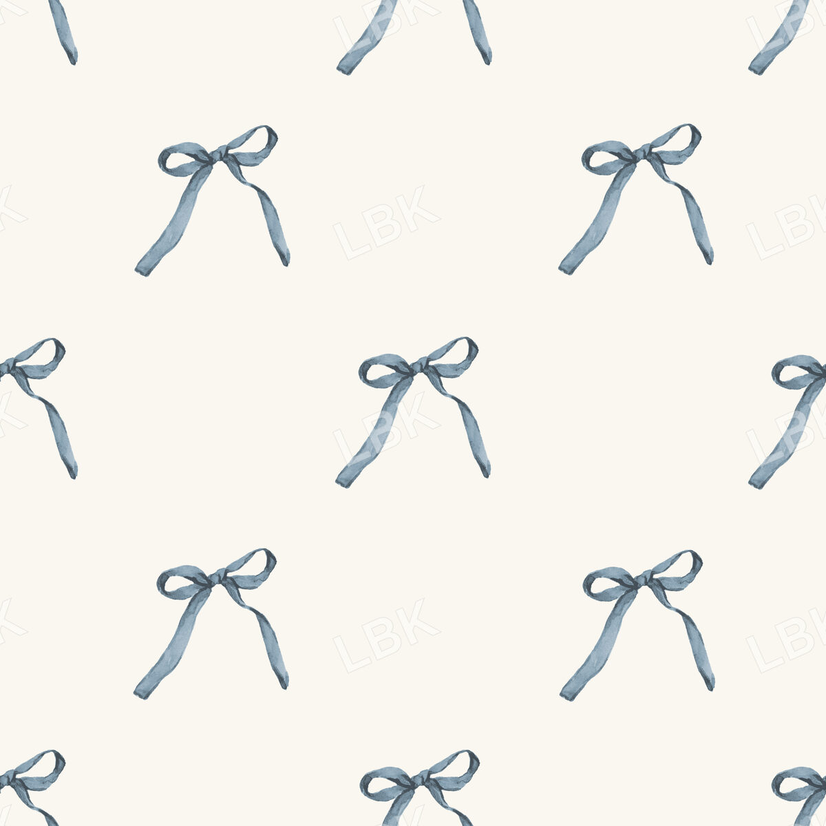 Heirloom Antique Blue Bows