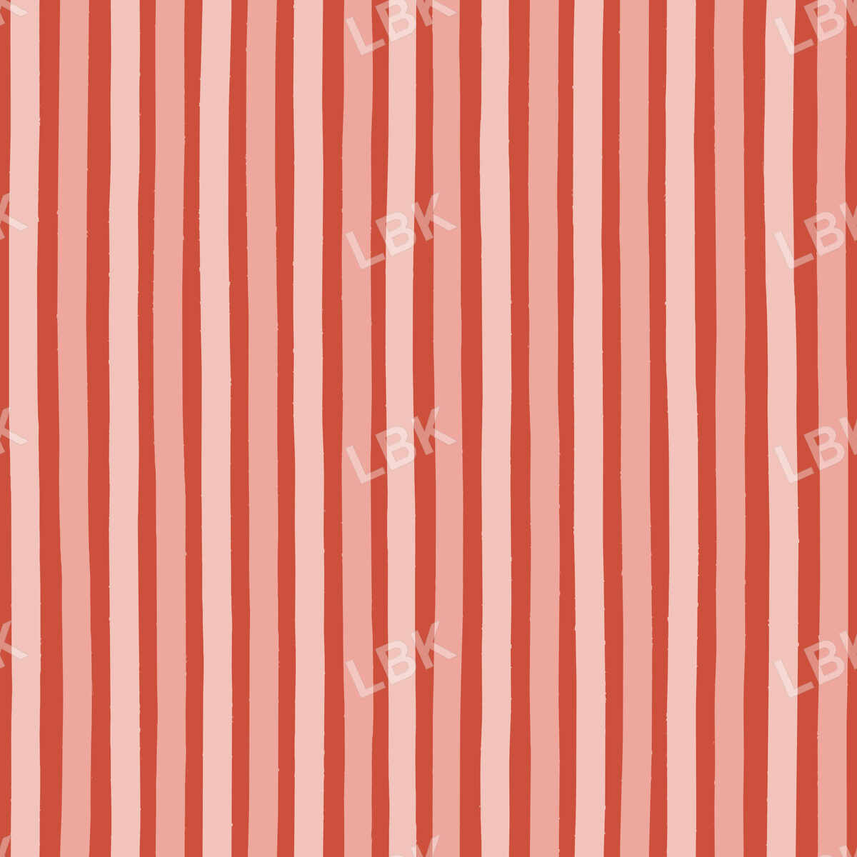 Candy Stripes-Cranberry Red