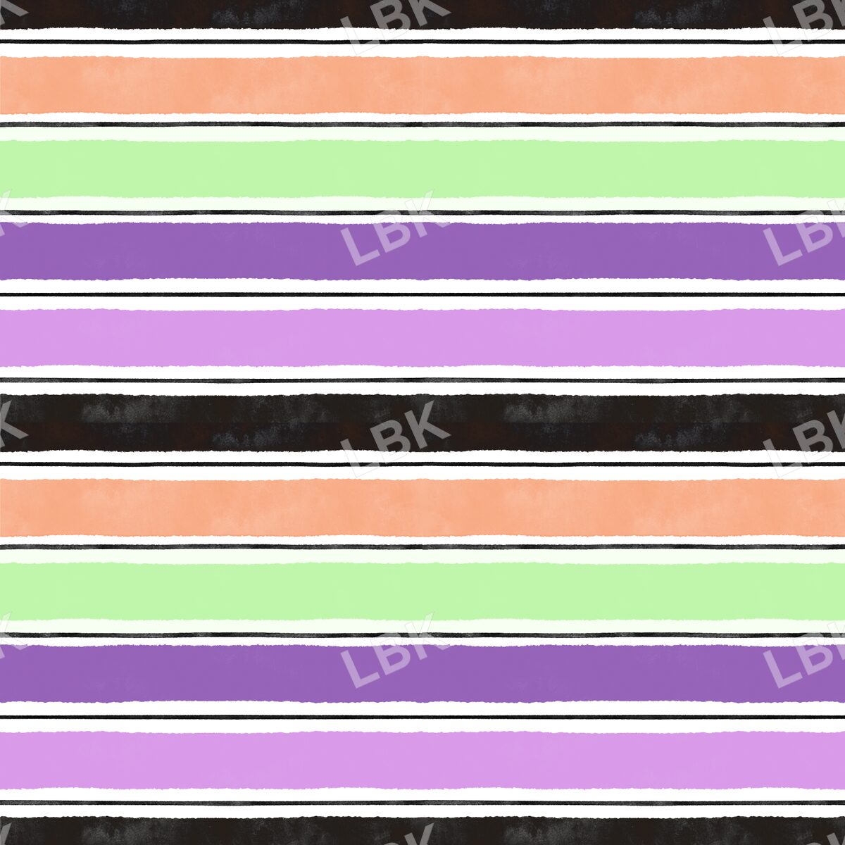 Multicolor Halloween stripe