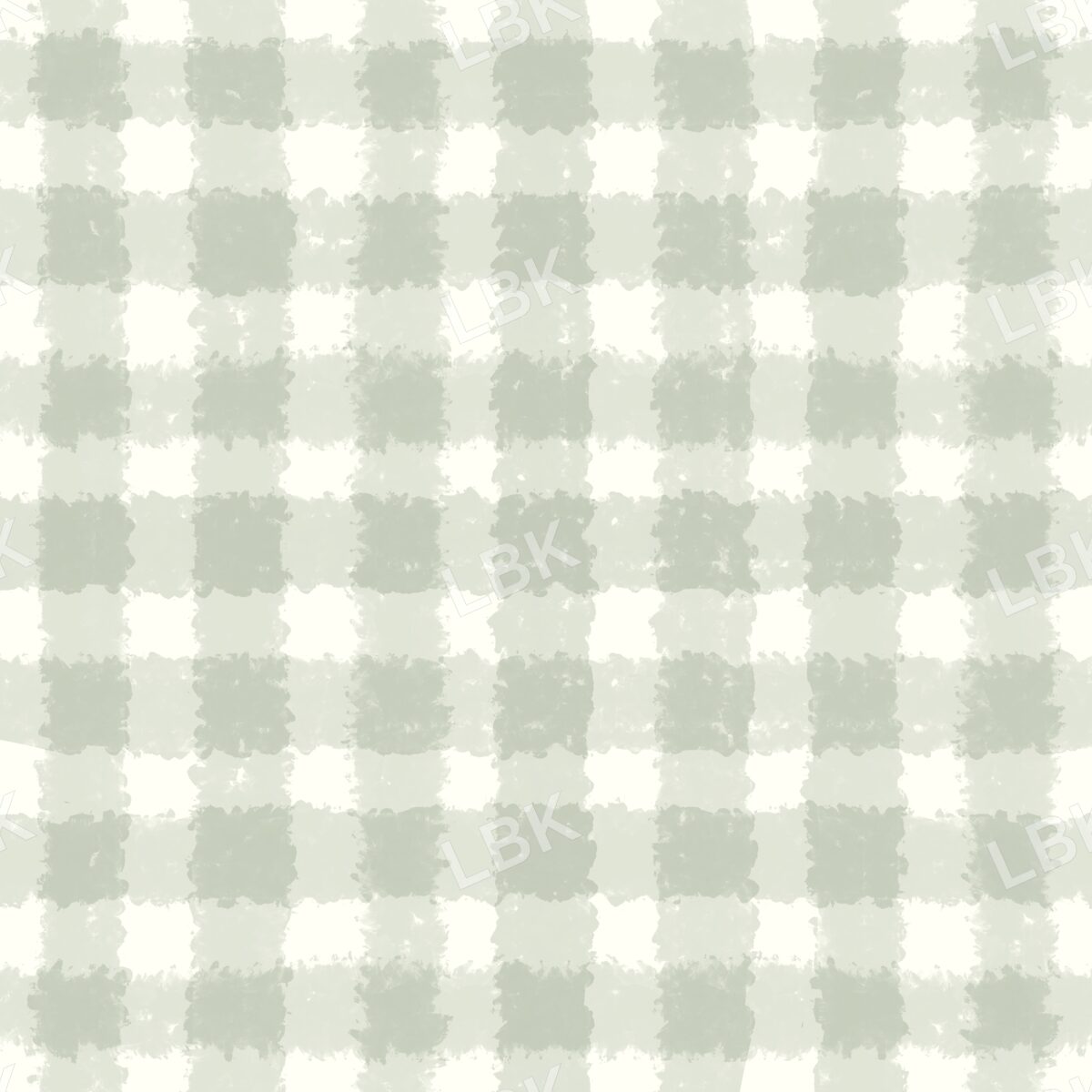Cream sage plaid