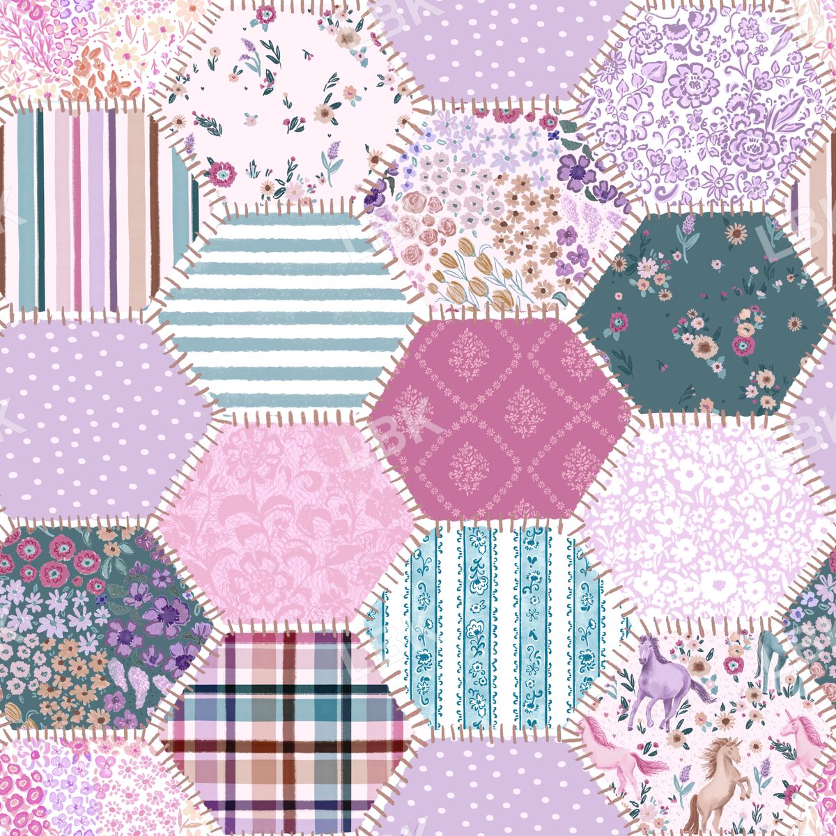 Unicorn patchwork