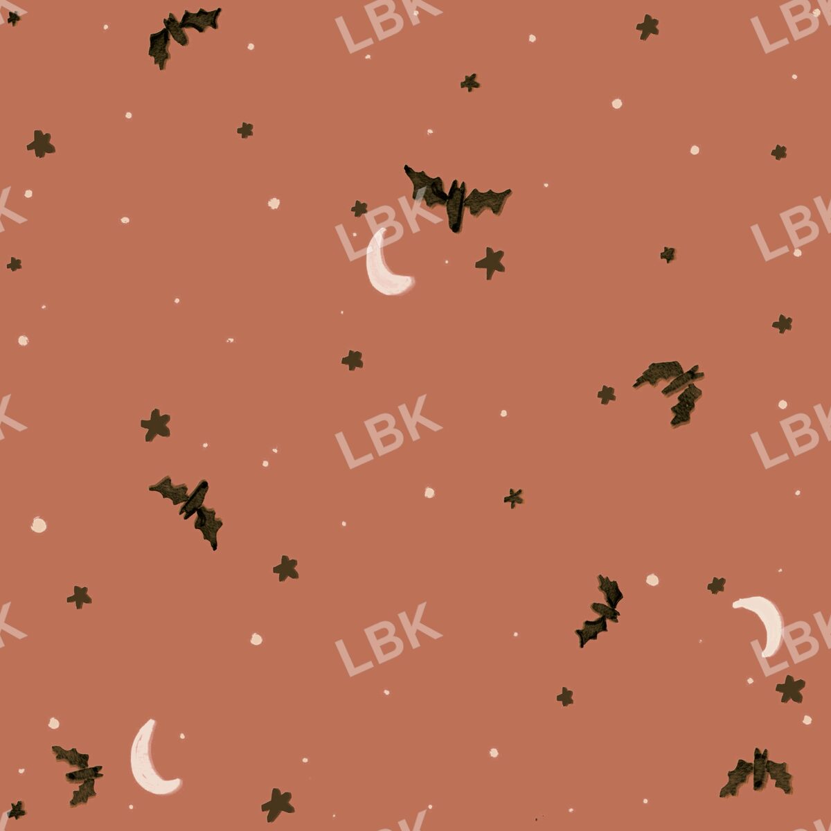 Batty sky rust brown
