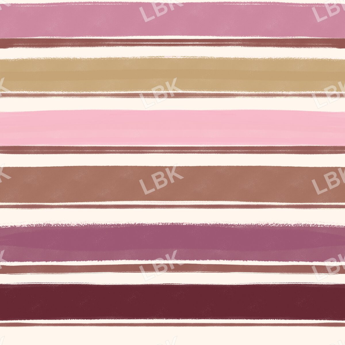 Berry Compote Cream Painted Stripes