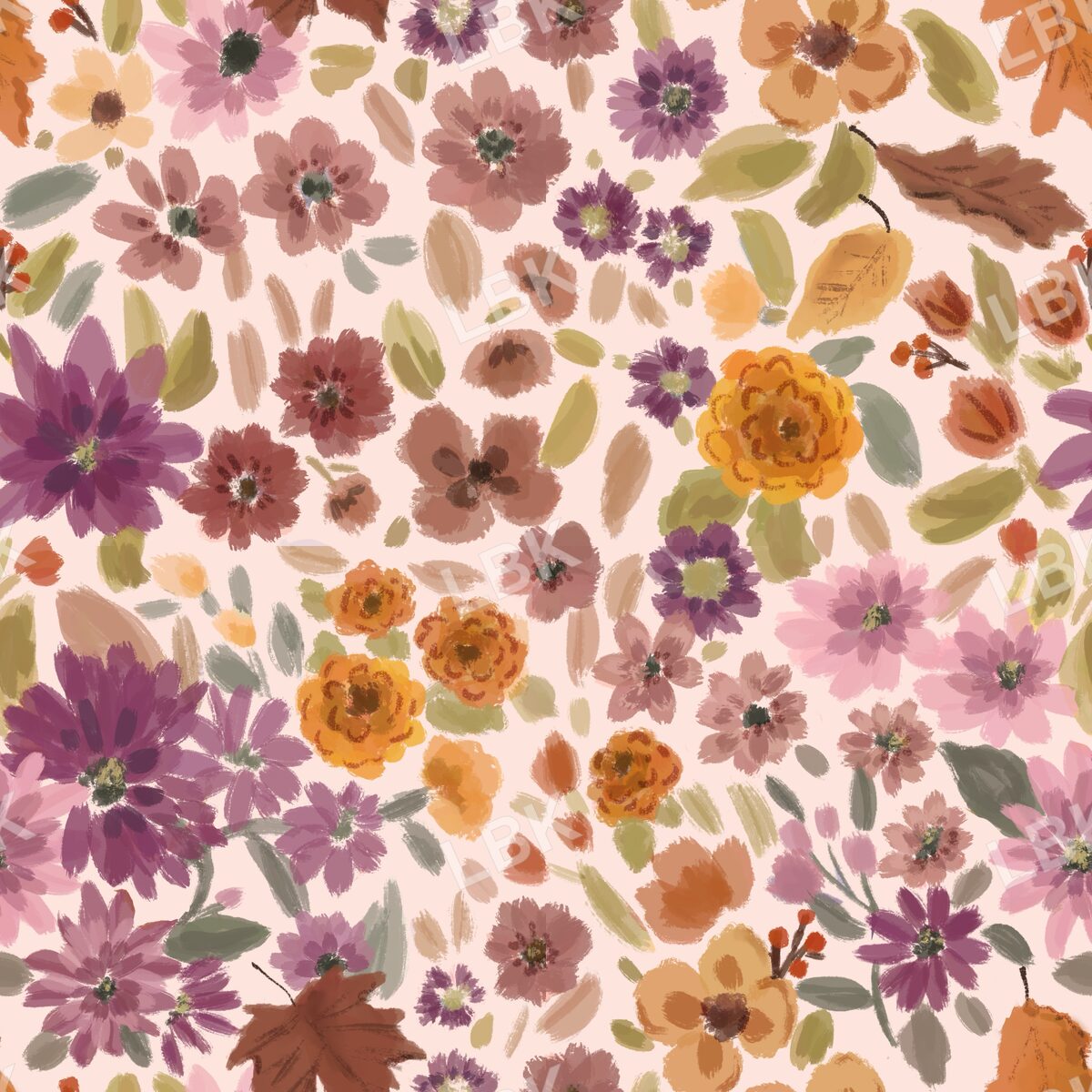 Hello Fall Floral - blush