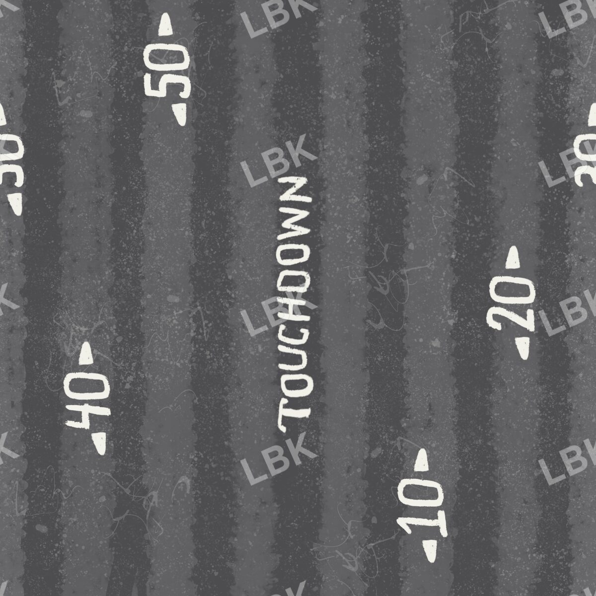 Dark gray touchdown stripe