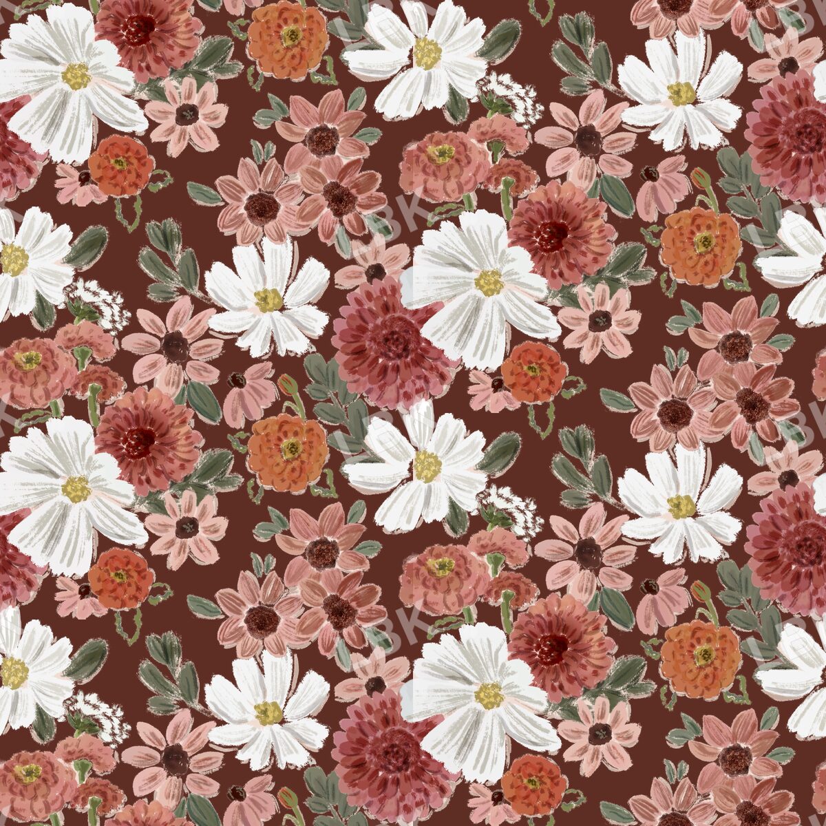 Autumn bliss floral raisin