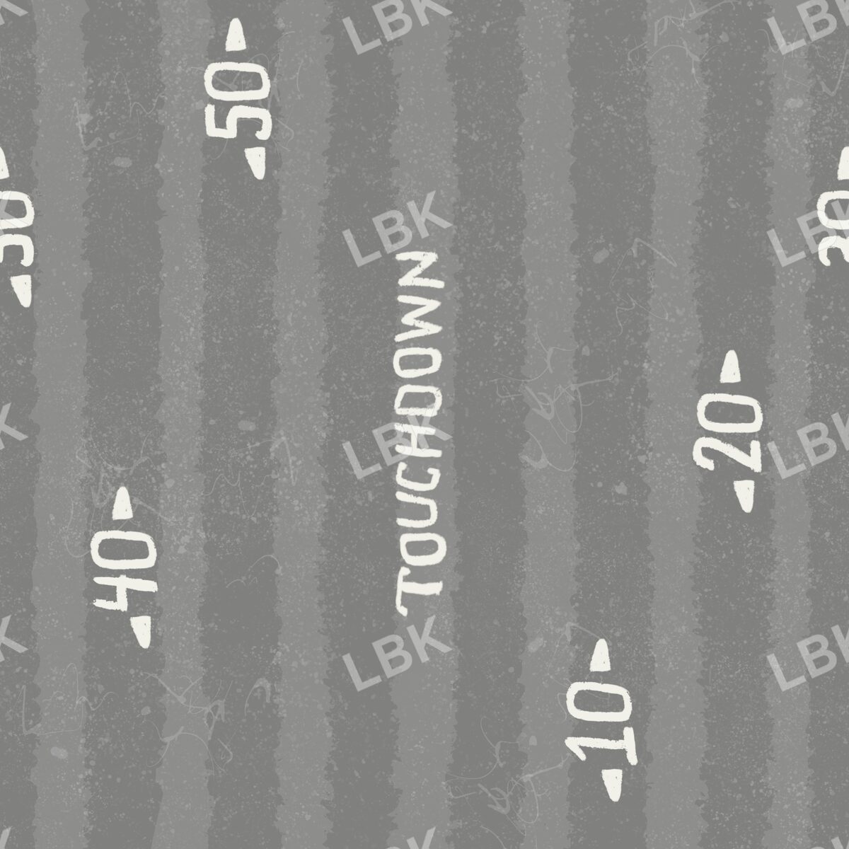 Gray touchdown stripe