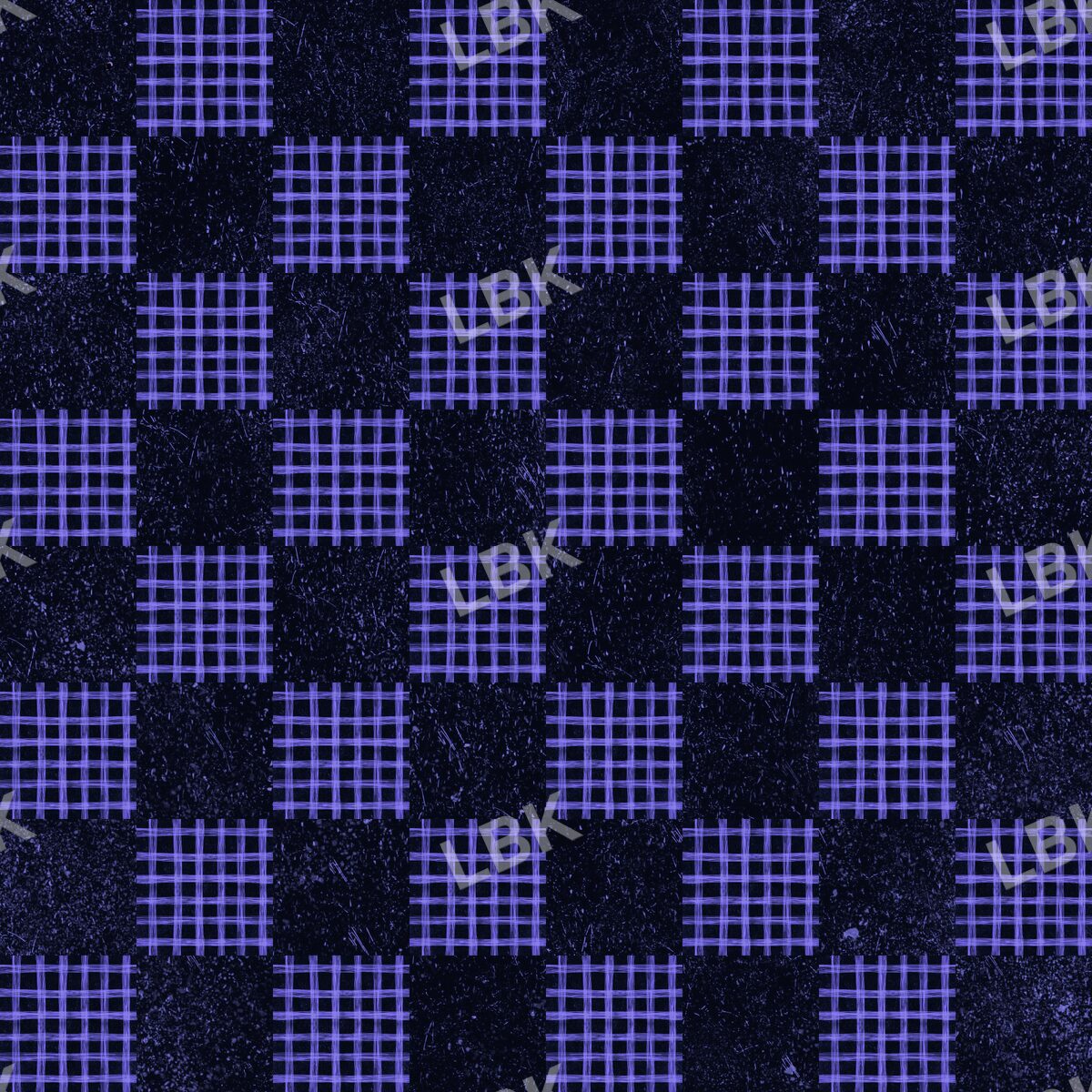 Halloween check deep purple