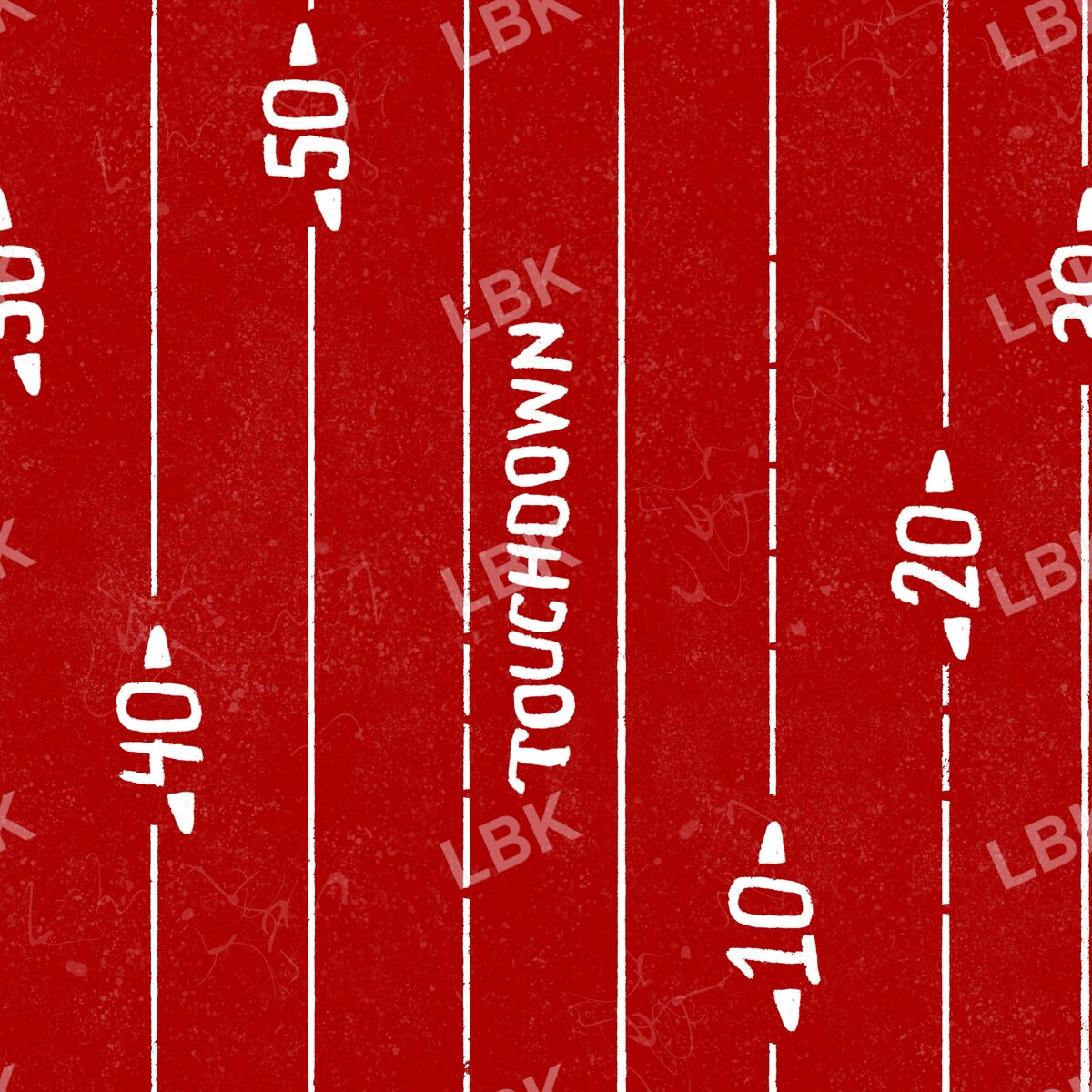 San Francisco red touchdown stripe