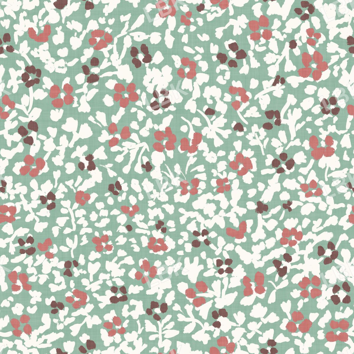 Laced Posies sage walnut terra cotta