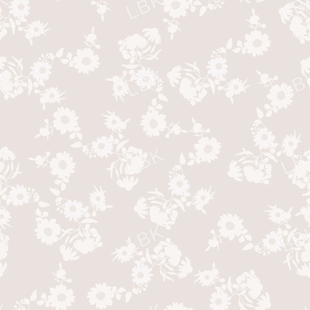Ivory Lace Ditsy Floral