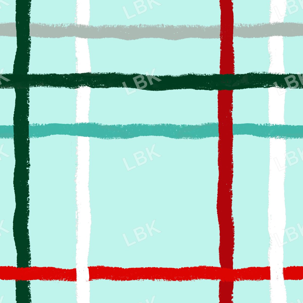 Yarn plaid - winter aqua