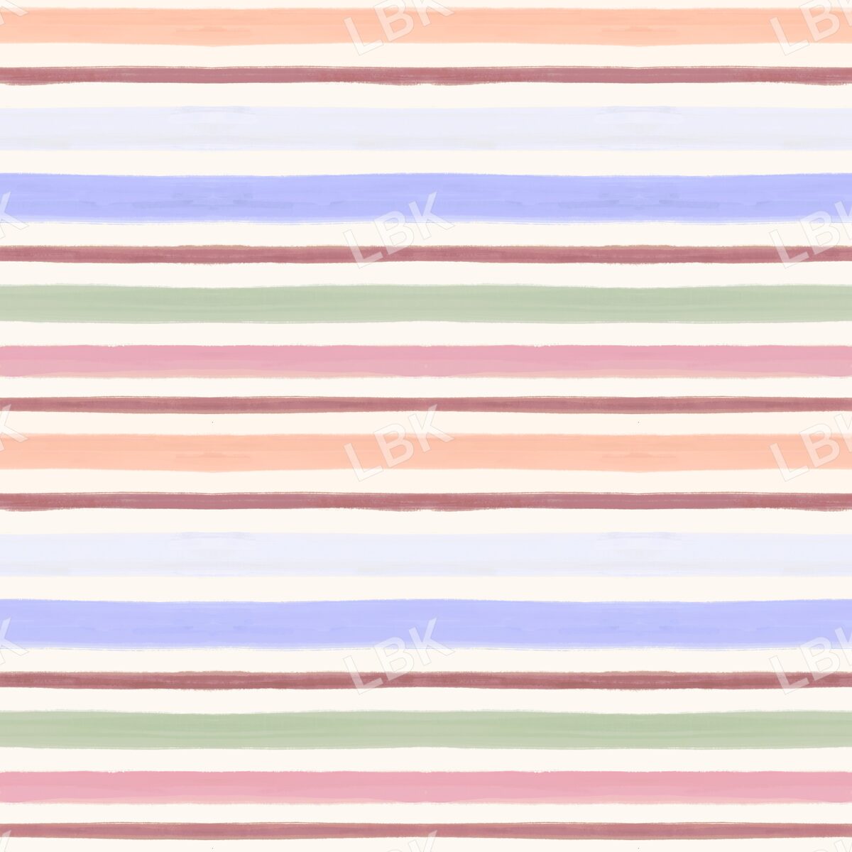 Keep going stripe light purple cream multi