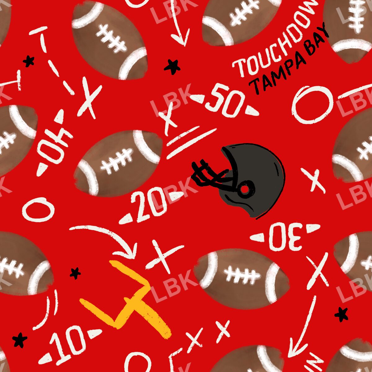 Tampa bay Touchdown terrain