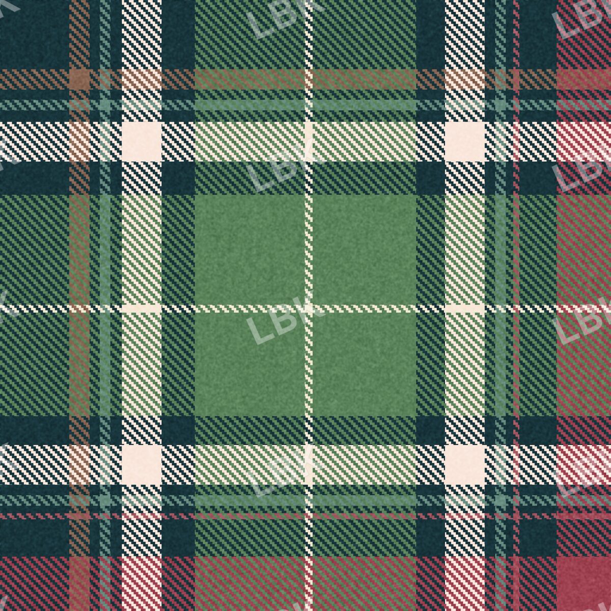 Holiday navy green red plaid