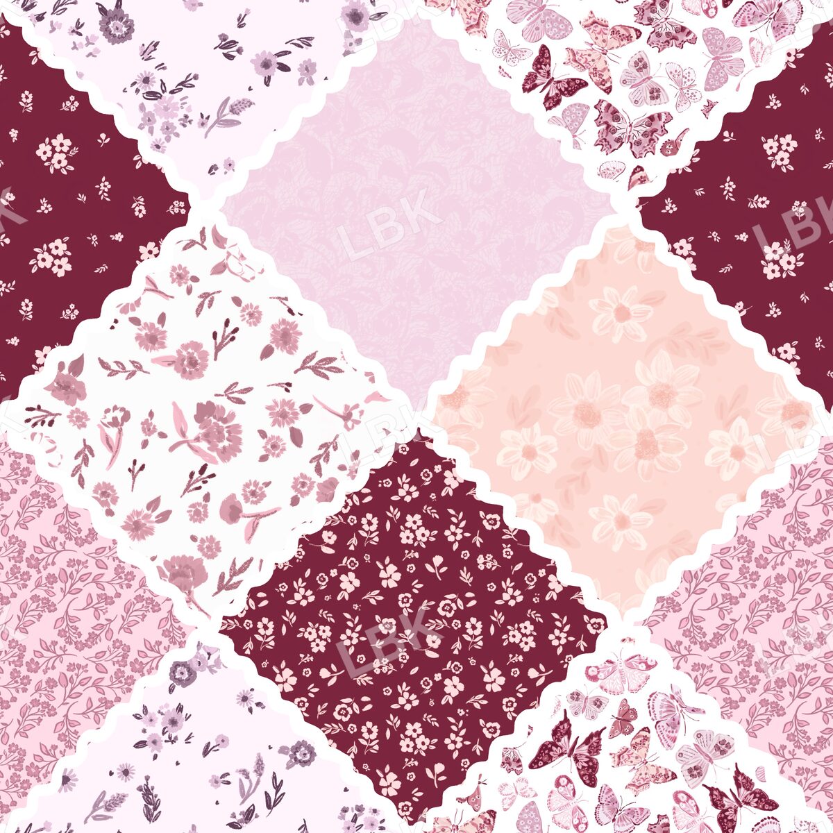 Giving me butterflies Rick Rack patchwork