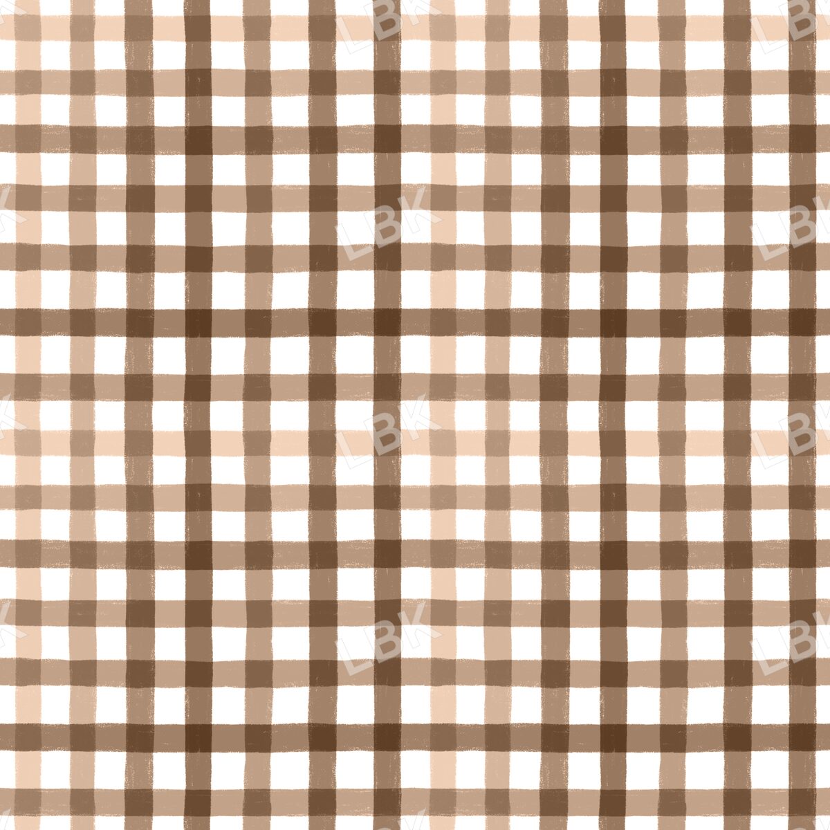 Fall gingham brown