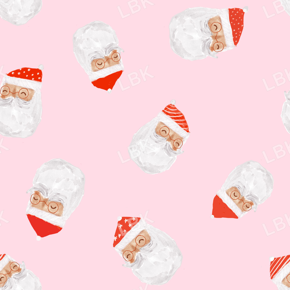 Jolly Santa-Pink