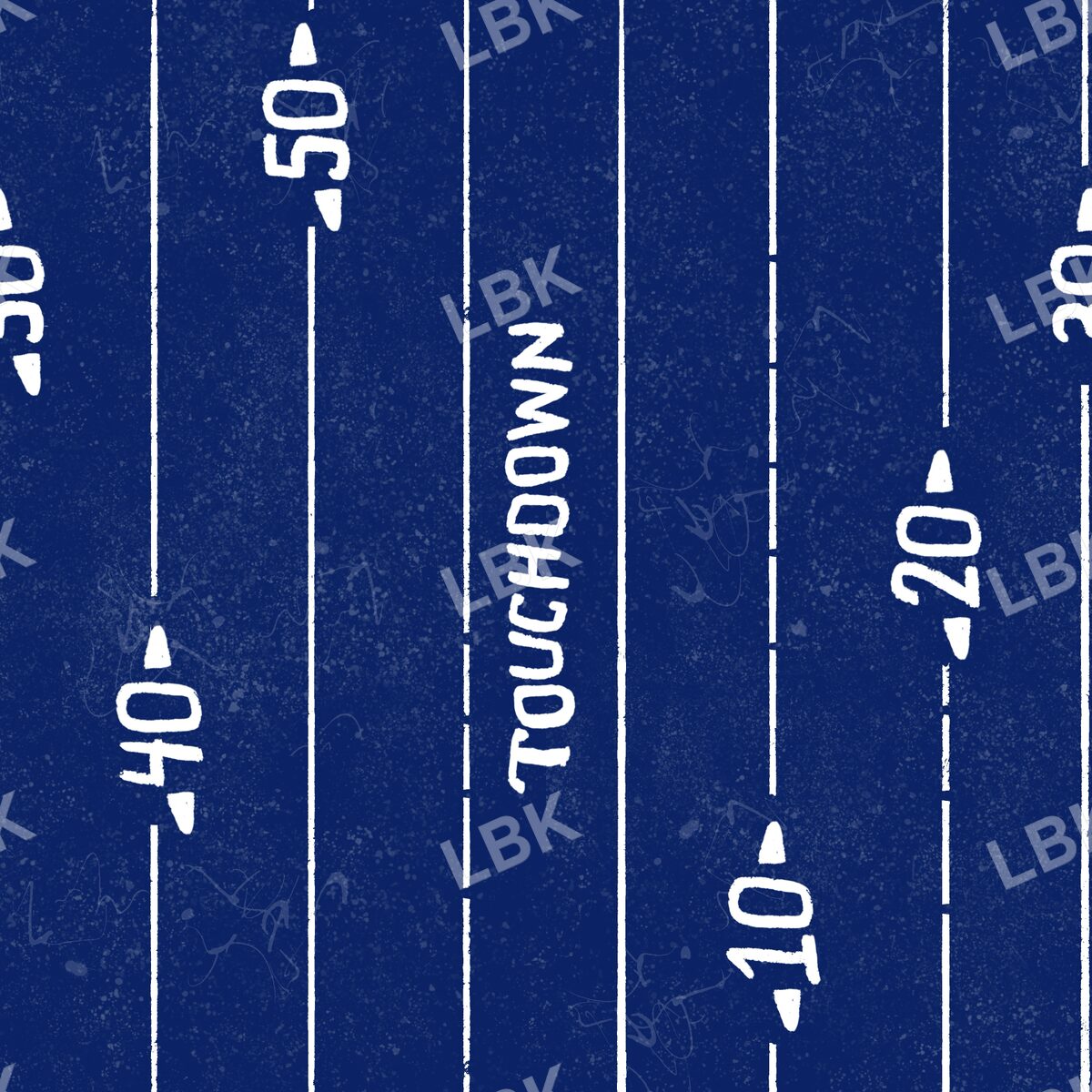 New York blue touchdown field stripe