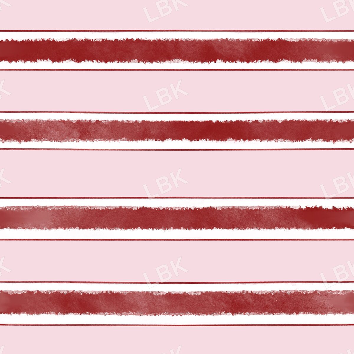 Bold watercolor stripe pink and red