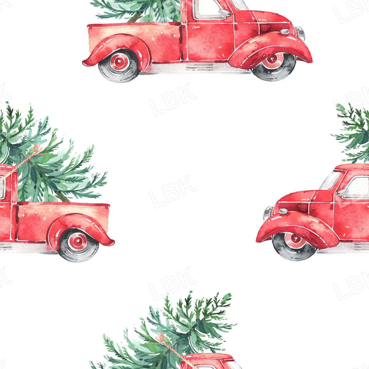 Vintage Christmas Trucks