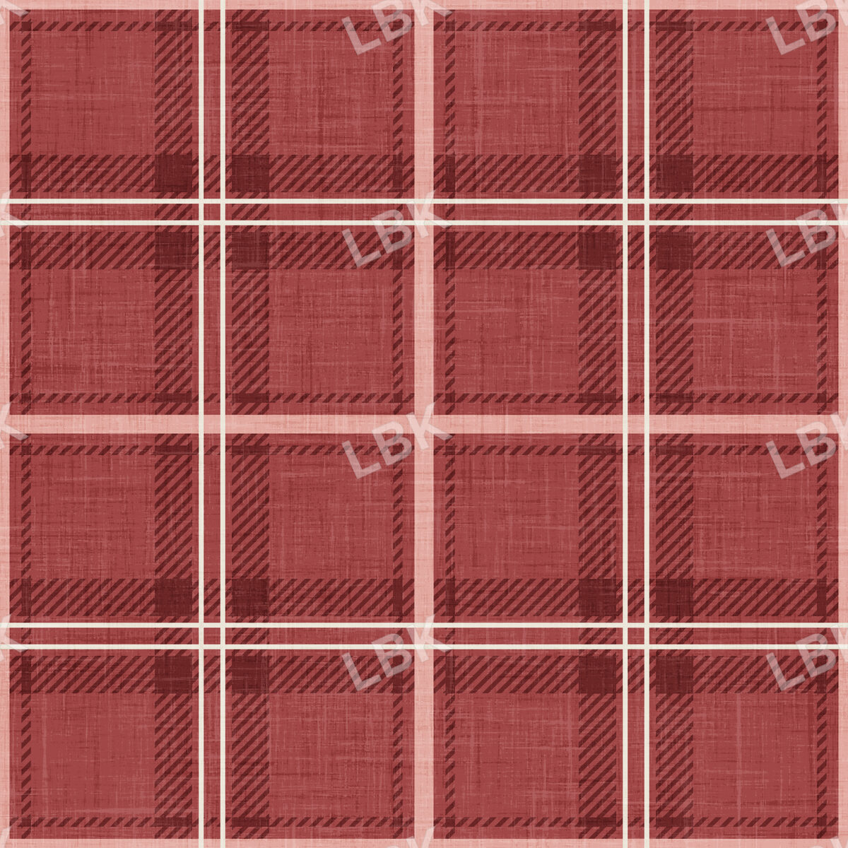 Faux Flannel Apple Plaid