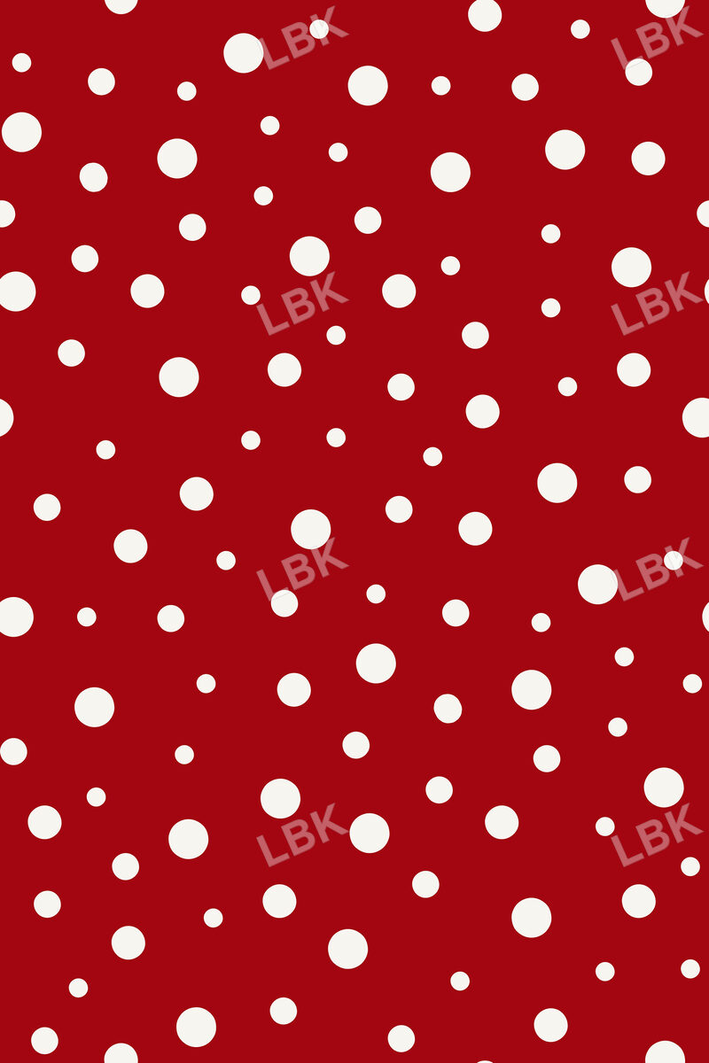 Winter Fox Dot Red