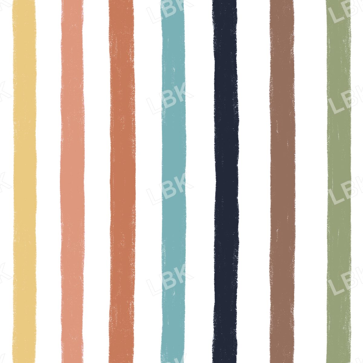 School house stripe white multicolor