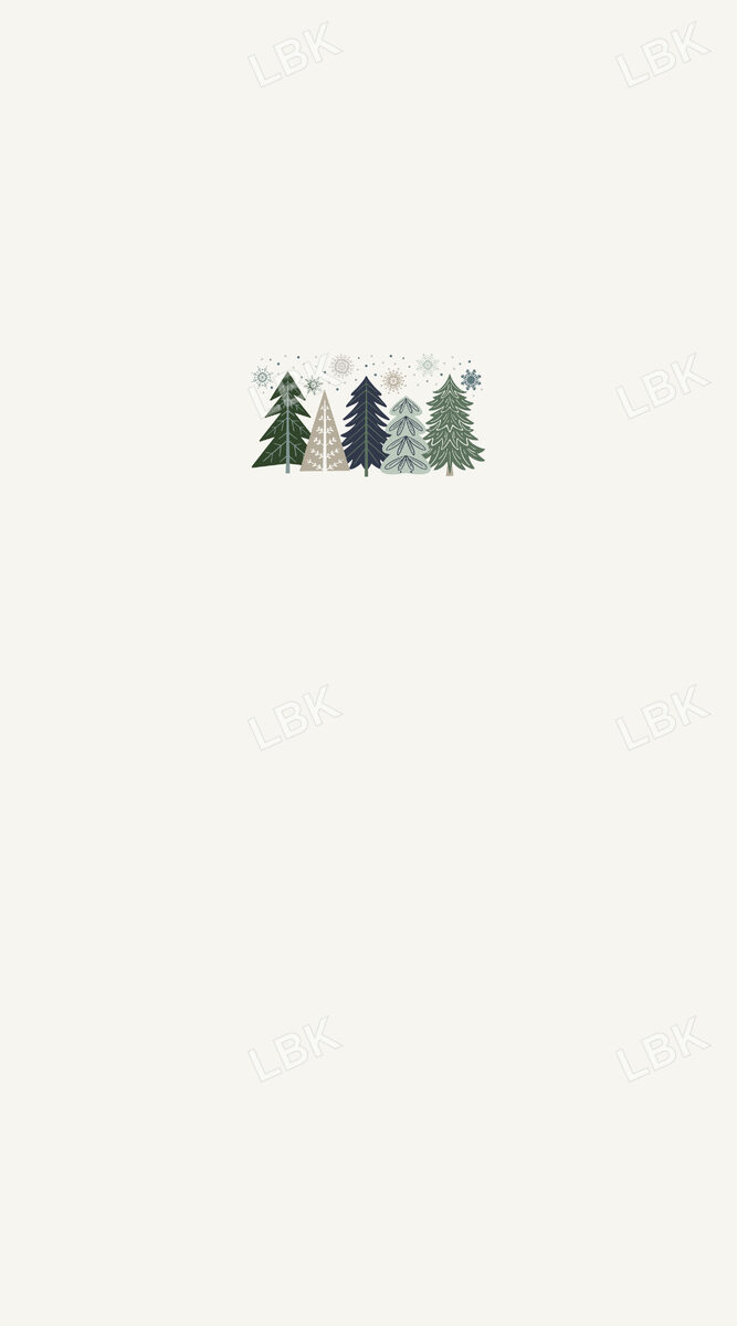 Winter Fox Panel Trees