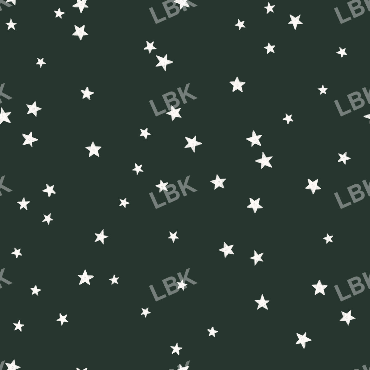 Little Stars-Dark Green