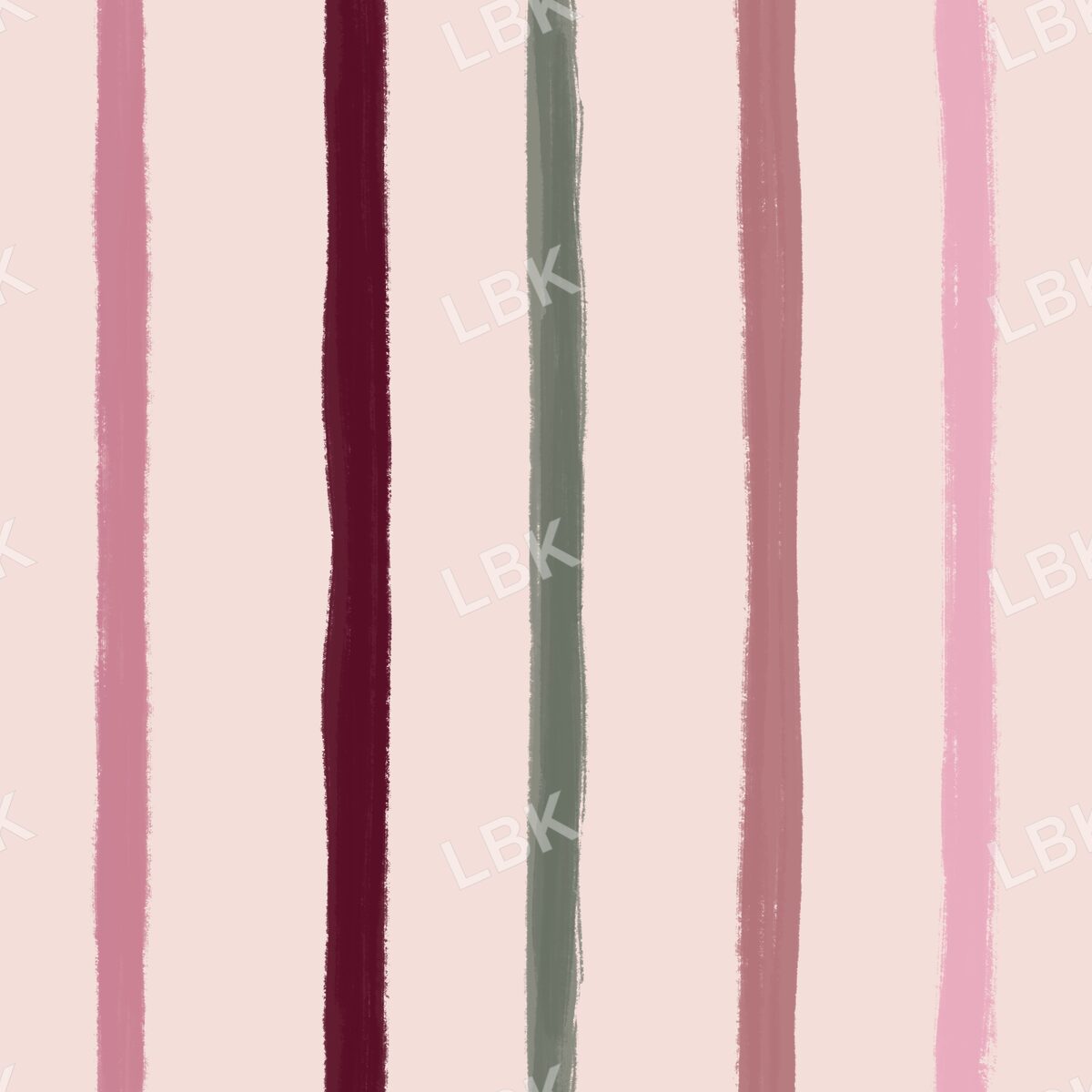 Blush pink vertical multicolor stripe
