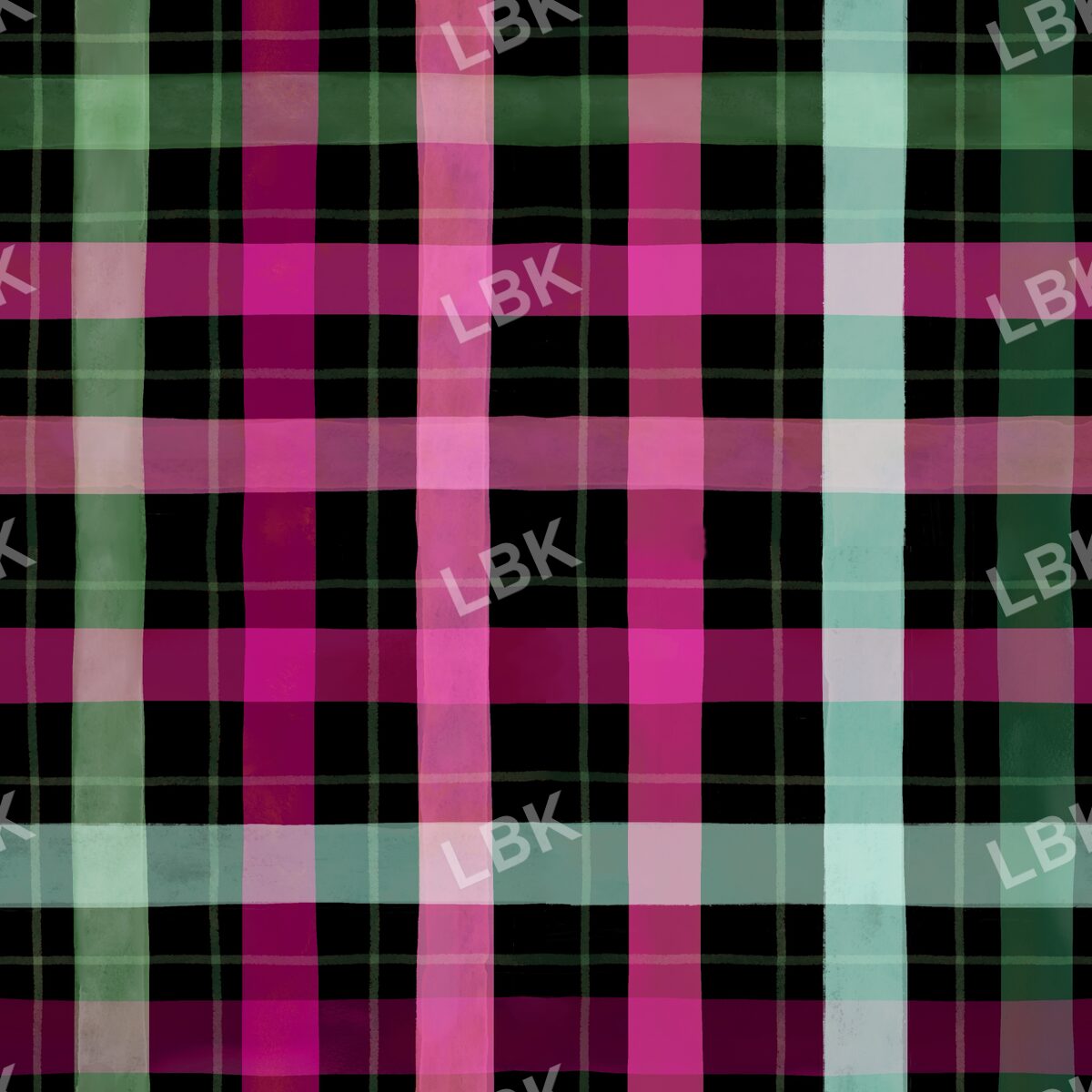 Joyous Holiday plaid blk berry