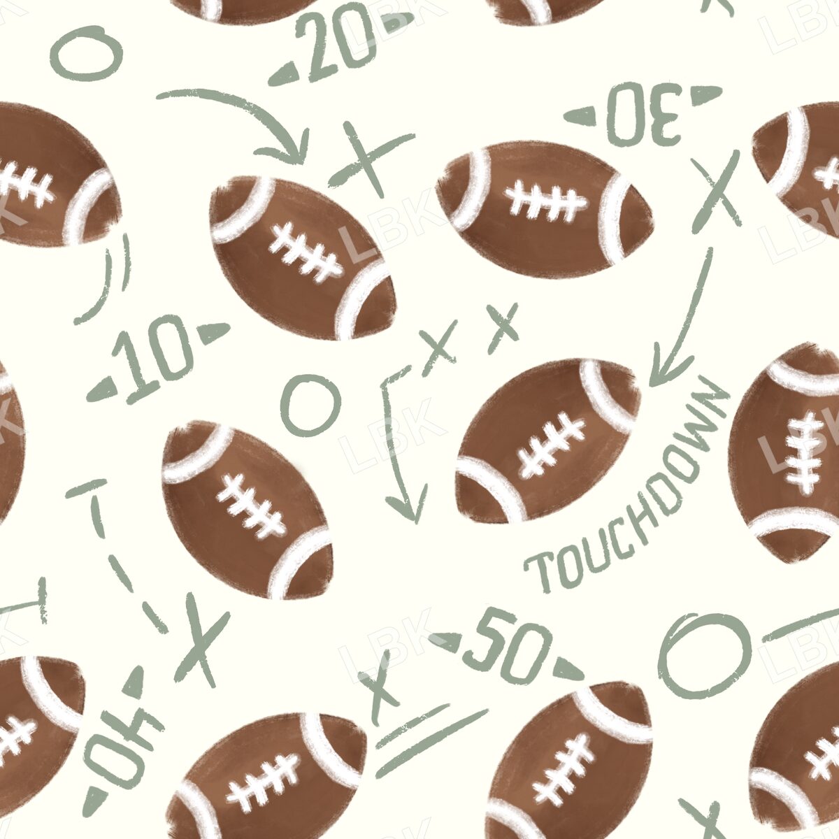Cream dark sage touchdown terrain