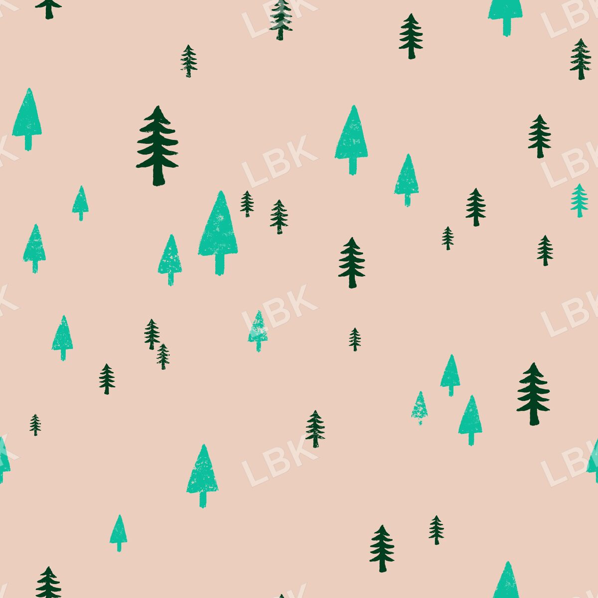 Tiny trees - tan
