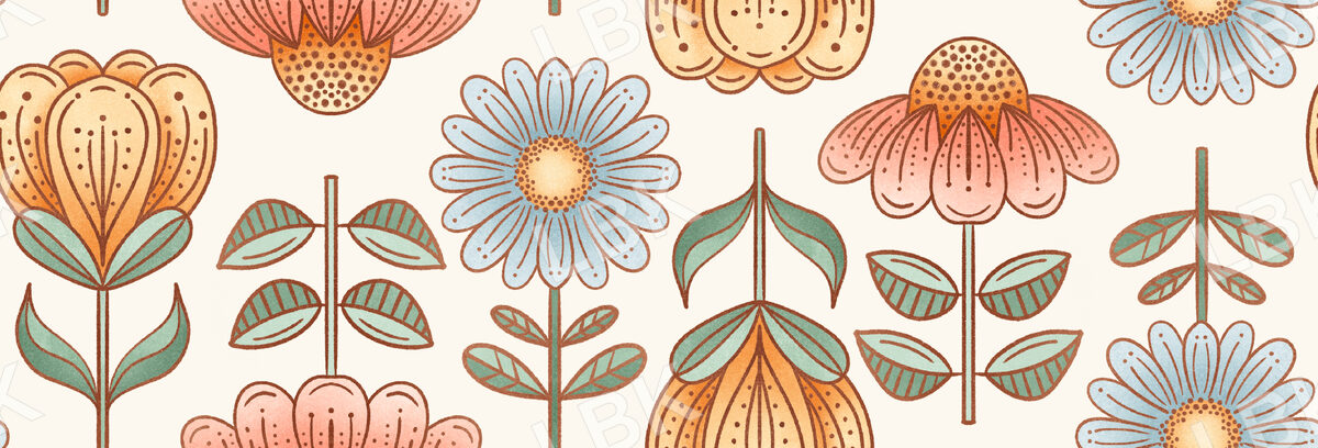 Cottontail Folk Flowers Multi