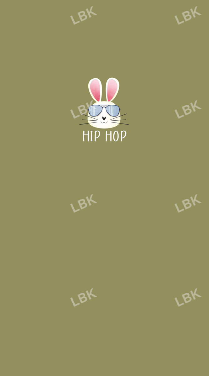 Hoppy Easter Panel Hip Hop Green