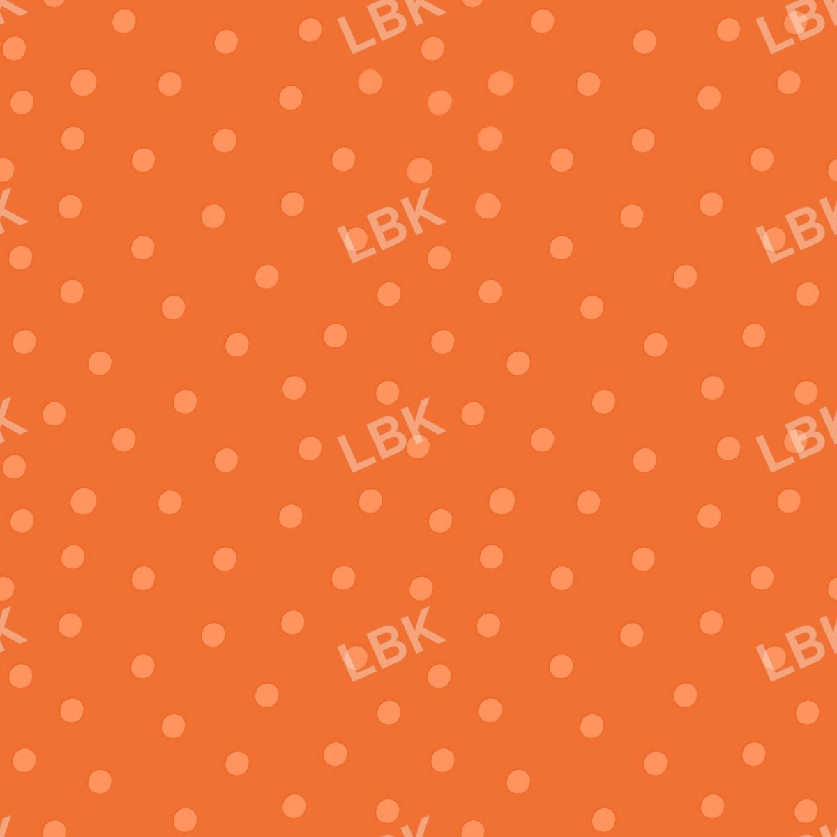 Polka Dots - pumpkin orange tonal