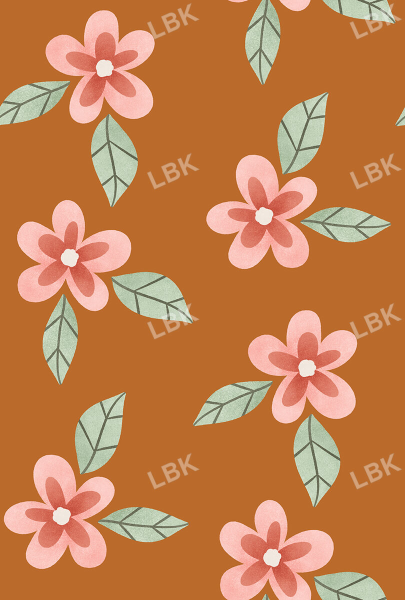 Mr Golden Sun Little Flower Orange and Pink