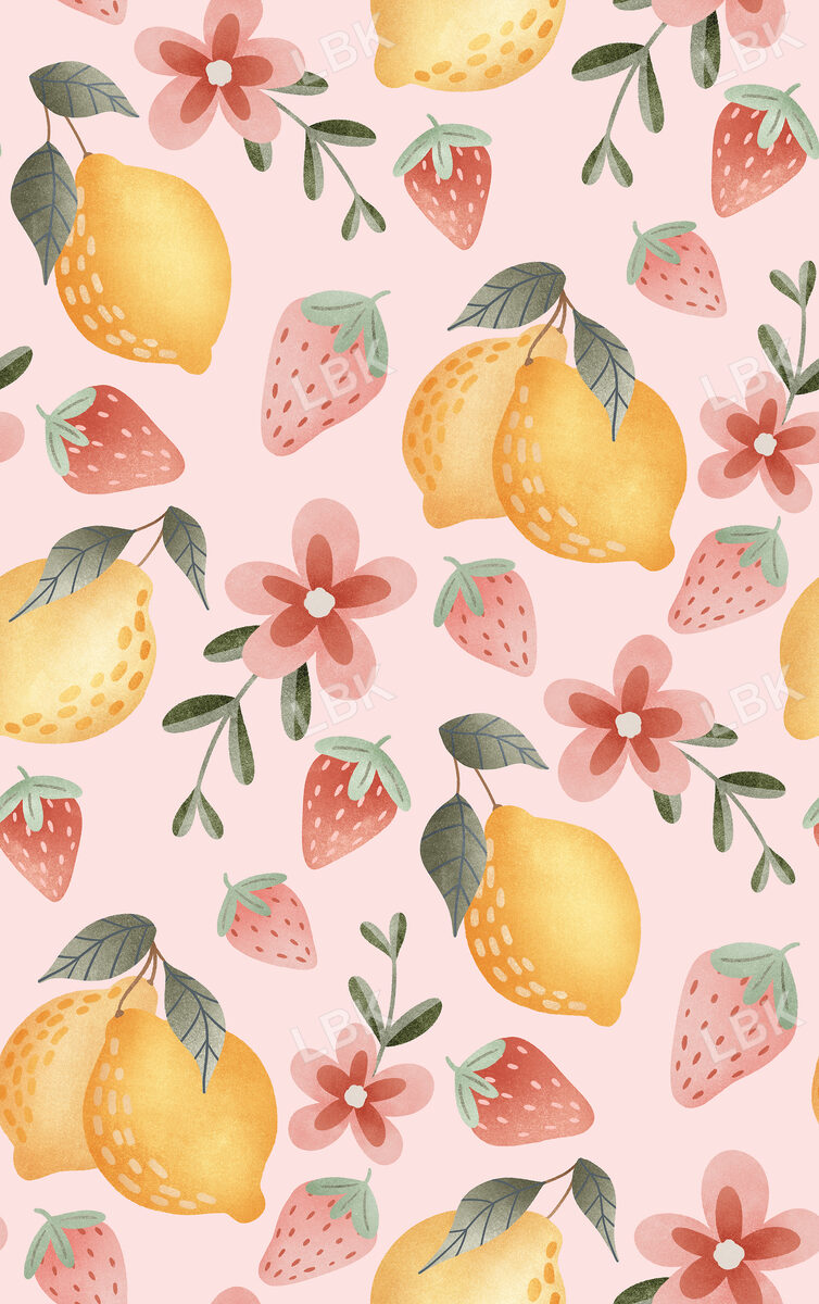 Mr Golden Sun Strawberry Lemons Pink