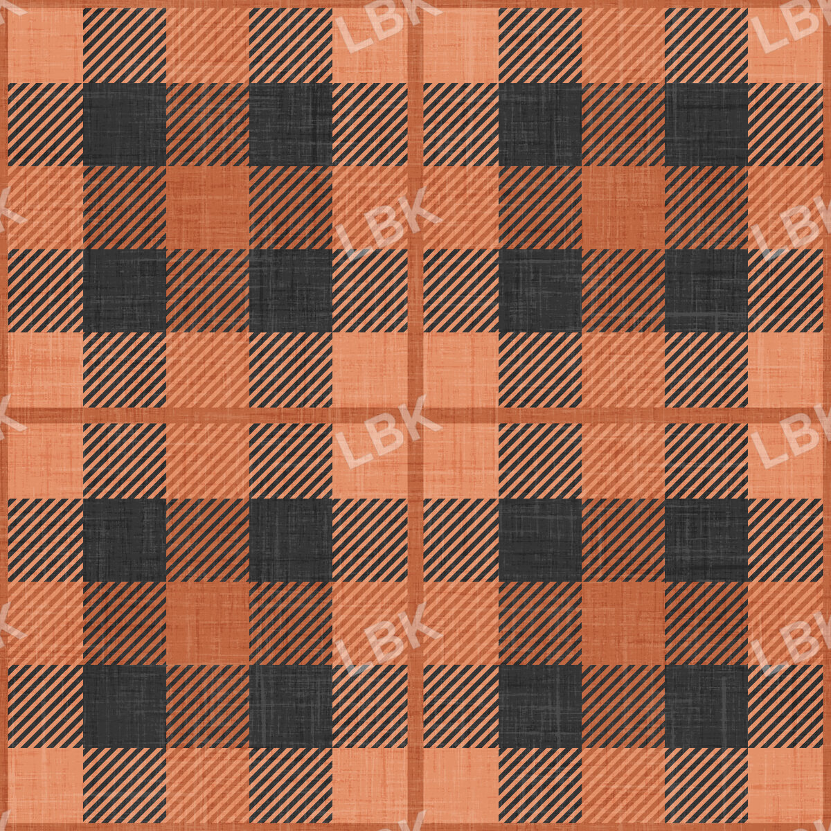 Faux Flannel Harvest Plaid